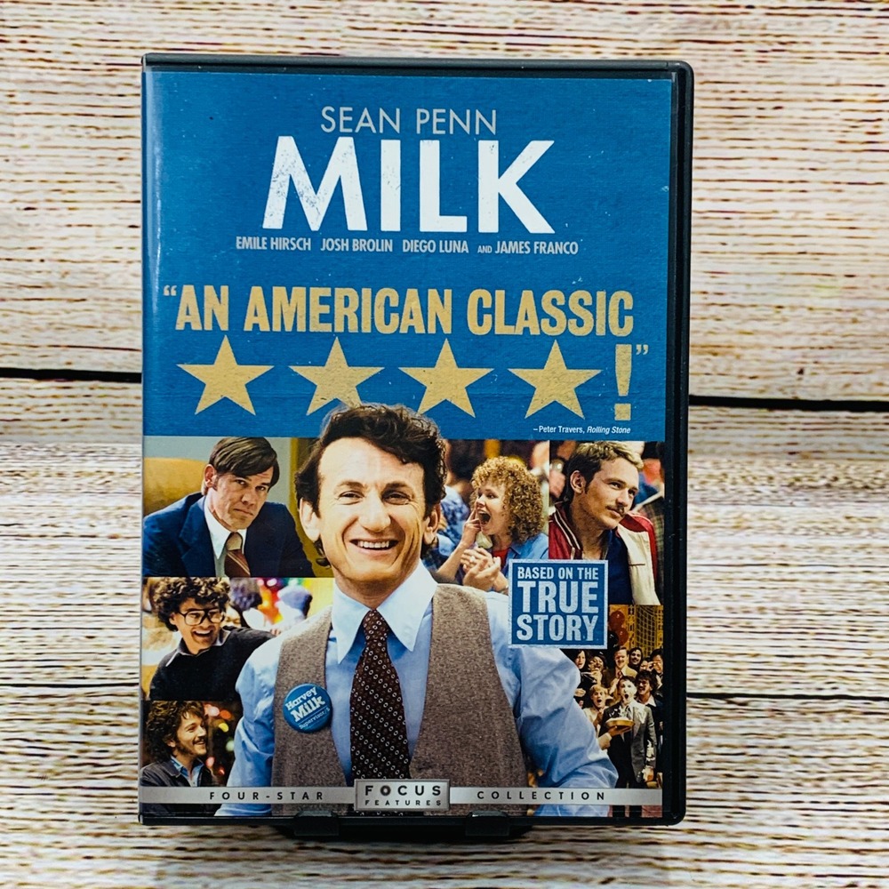 Milk [2008 DVD] Sean Penn Movie Film‎ American Classic Drama Biopic Widescreen